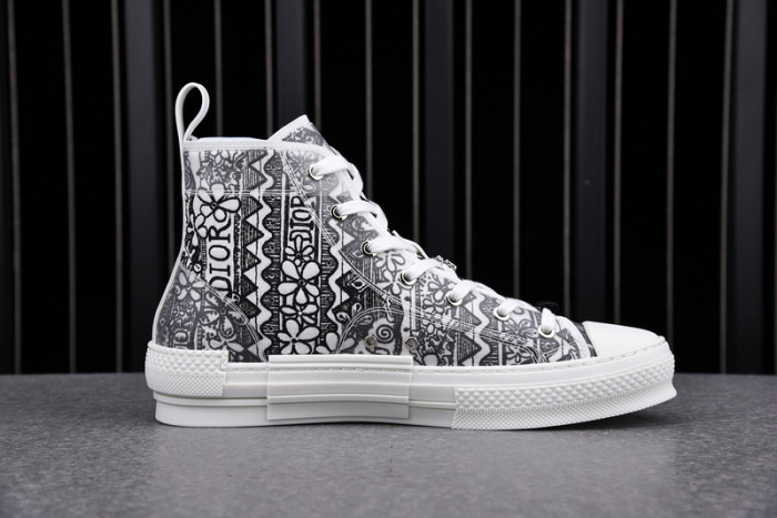 D1R* B23 OBLIQUE HIGH TOP SNEAKERS  KICKZE DR-11