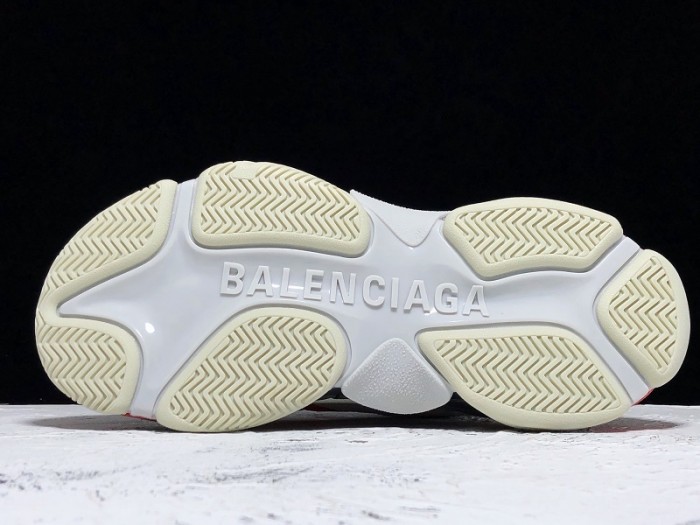 BL TRIPLE S TRAINERS CLEAR SOLE GREY GLOF WHITE 541624 W09OH 1009
