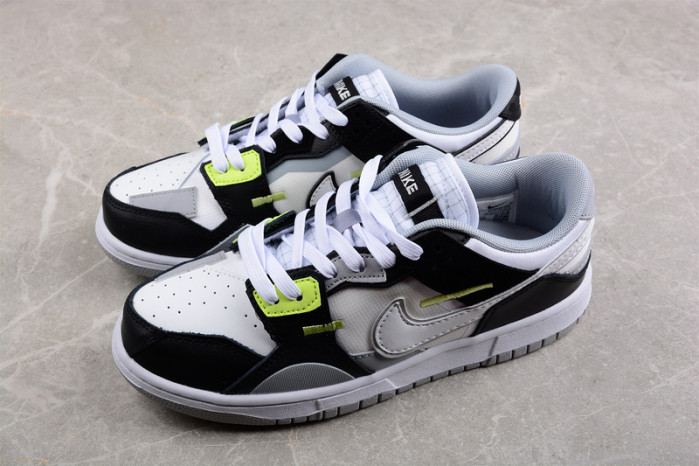Nike Dunk Low Scrap Wolf Grey Light Lemon Twist  DC9723-001