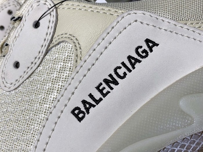 BL TRIPLE S TRAINERS CLEAR SOLE gold and white 541624 W09O1 9005