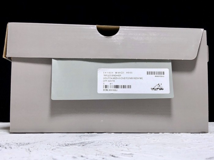BL TRIPLE S TRAINERS CLEAR SOLE gold and white 541624 W09O1 9005