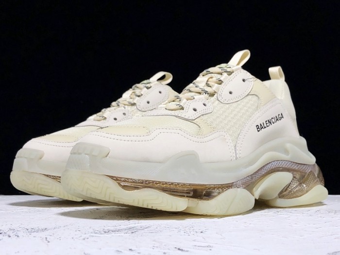 BL TRIPLE S TRAINERS CLEAR SOLE gold and white 541624 W09O1 9005