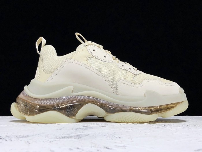 BL TRIPLE S TRAINERS CLEAR SOLE gold and white 541624 W09O1 9005