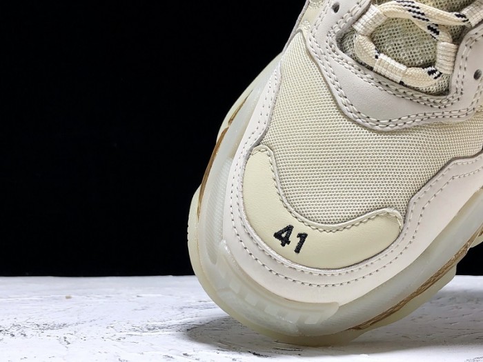 BL TRIPLE S TRAINERS CLEAR SOLE gold and white 541624 W09O1 9005