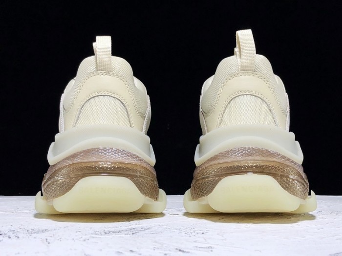 BL TRIPLE S TRAINERS CLEAR SOLE gold and white 541624 W09O1 9005