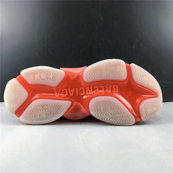 BL TRIPLE S TRAINERS CLEAR SOLE RED GREY 541624 W09OH 1010