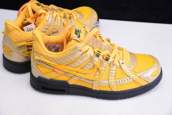 OF x Nike Air Rubber Dunk “University Gold” CU6015-700