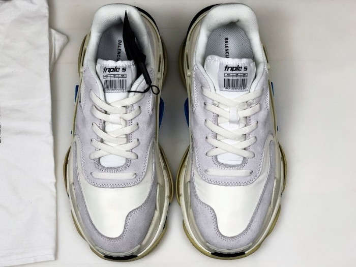 BL Triple S White Suede 500597 W0971 9000