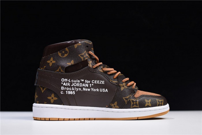 OF x Air Jordan 1 Customs MENS AQ0818-202