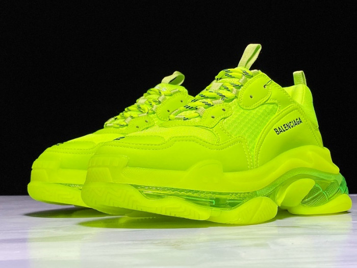BL TRIPLE S TRAINERS CLEAR SOLE FLLO YELLOF  541624 W09O1 9002