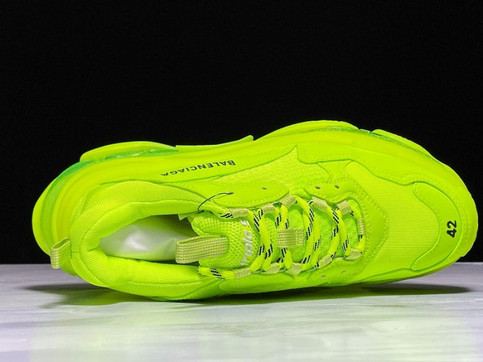 BL TRIPLE S TRAINERS CLEAR SOLE FLLO YELLOF  541624 W09O1 9002