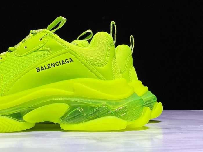BL TRIPLE S TRAINERS CLEAR SOLE FLLO YELLOF  541624 W09O1 9002