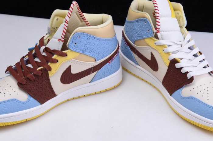 Air Jordan 1 Mid SE Fearless Maison Chateau CU2803-200