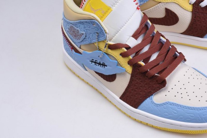 Air Jordan 1 Mid SE Fearless Maison Chateau CU2803-200